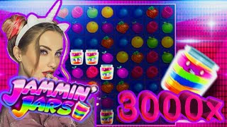 Jammin Jars 🍓 Triple Connection😍 Big Win  Slots  BonoRoyal [upl. by Ezeerb]