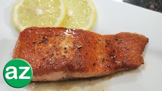 How to Cook Salmon in a Frying Pan [upl. by Wohlen28]