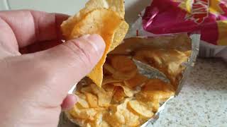 Lidl Prawn Cocktail Crisps Snacks Snaktastic Food Review 89p 150g [upl. by Midas]