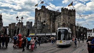 Ghent  very interesting city  Walking Tour 4k Ultra HD 60fps [upl. by Matejka351]