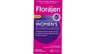 Florajen Triple Action Womens Probiotic Capsule [upl. by Arvid825]