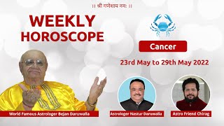 Weekly Horoscope for the Zodiac Sign CANCER  May 23 to May 29 2022  Best Indian Astrologer [upl. by Llennahs]