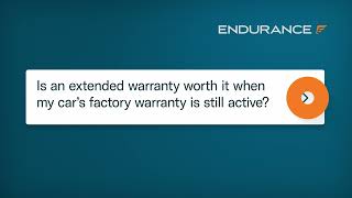 Is an extended warranty worth it if my cars factory warranty is still active [upl. by Arykahs841]