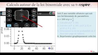 Calculs autour de la loi binomiale sur TINspire™ [upl. by Seale]