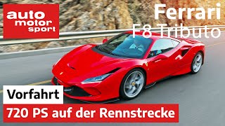 Ferrari F8 Tributo Der schärfste V8Sportler aus Italien – FahrberichtReview  auto motor amp sport [upl. by Jolyn]