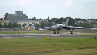 Amazing Avro Vulcan Takeoff Farnborough Airport [upl. by Merritt822]