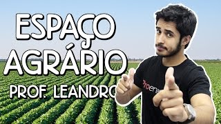 Espaço Agrário Sistemas agrícolas  Geografia  Prof Leandro Almeida [upl. by Lisbeth]