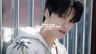 ateez  empty box hidden vocals [upl. by Krasner672]