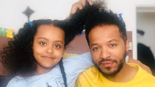 Ethiopia ሄኖክ ወንድሙ የልጁን ፀጉር ሲያጥብ እና ሲሰራ Henok Wendmu Hair Wash Challenge New Video 2019 [upl. by Barris867]