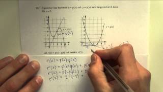 Matematik 4  Lösning av Nationella provet vt2013 del D  del 2 av 2 [upl. by Brande]