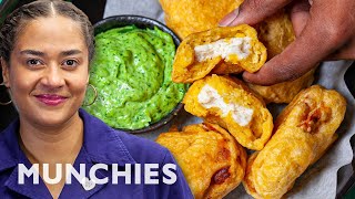 How To Make Aborrajados A Colombian Street Food Snack [upl. by Nagiam]