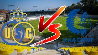 LIVE Union Saint Gilloise vs KAA Gent [upl. by Nelleoj]