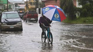 130kmh Hurricane Lisa Floods Belize Today 🇧🇿 November 2 2022 [upl. by Langley612]