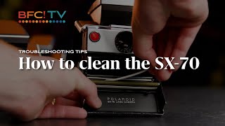 How to clean the Polaroid SX70  Troubleshooting Tips [upl. by Corella]