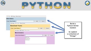 Create A Tkinter Listbox In Python Learn To Build A Reusable Component [upl. by Rochell464]