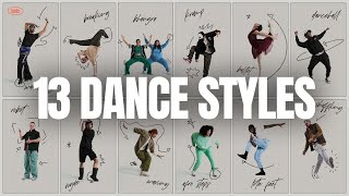 13 Dance Styles And How To Get Started  Back To Basics [upl. by Mert]