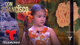 Niña rusa de 5 años pone en práctica su talento  Don Francisco Te Invita  Entretenimiento [upl. by Atnwahsal]