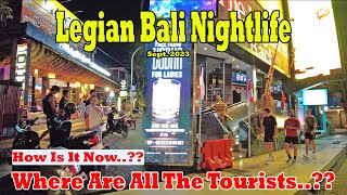 Where Are All The Tourists Quiet Night In Legian Legian Bali Nightlife [upl. by Ecal377]