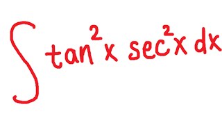 Integration of tan2 x sec2 x [upl. by Steinberg]