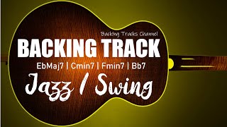 Jazz Swing Backing Track In Eb  1 6 2 5 Progression [upl. by Eelsel]