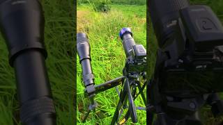 Nikon 70300 mm lens vs 60X telephoto lens moon photography short shorts ytshorts photography [upl. by Atiroc]