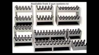 ManAbout Racks LLC Pistol Racks Handgun Storage Systems [upl. by Pulling]