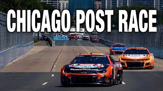 CHICAGO POST RACE  NASCAR On the Clock The Downpour Returns No Saucy Nuggs [upl. by Oicnerual]