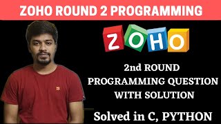 Zoho Round 2 Programming Question with Solution  C Python  BiNaRiEs [upl. by Aldredge]