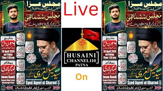 Live Majlis e Shashmahi Barae Isaale Sawab Khitabat Aali Jb Maulana Syed Aqeel Ul Gharavi Sb [upl. by Anelrats]