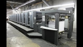 HEIDELBERG SM 102 10COLOR PERFECTING SHEETFED PRESS [upl. by Novelc321]