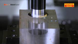 Silent tools finish boring by Sandvik Coromant [upl. by Filmer]