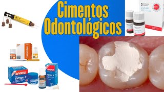 Aula sobre Cimentos Odontológicos [upl. by Weyermann789]