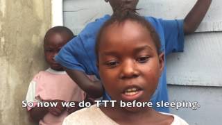 Children using Trauma Tapping Technique in Congo [upl. by Nebur]