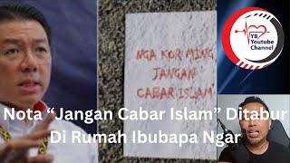 Nota quotJangan Cabar Islamquot Ditabur Di Rumah Ibubapa Ngar [upl. by Annasor]