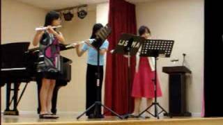 Beethoven Minuet flute trio [upl. by Areic]