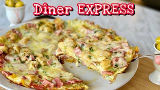 DÉLICIEUX DÎNER EXPRESS PRÊT EN 10 MINUTES 🥘🍳 Recette très facile Deli Cuisine [upl. by Tiebout]