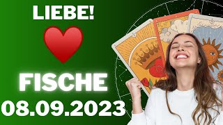 FISCHE ♓️❤️ GUTE ZEICHEN IN DER LIEBE 🥰 Horoskop  08September 2023 fische tarot [upl. by Ahsya]