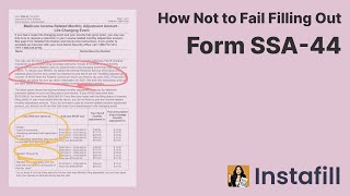 How Not to Fail Filling Out Form SSA44  Tips for Medicare IRMAA Reduction [upl. by Noet]