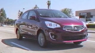 2017 Mitsubishi Mirage  Review and Road Test [upl. by Pachston]