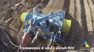 OMAT  M 20 Frantumatrice di sassi a martelli  Rock crusher [upl. by Terri]