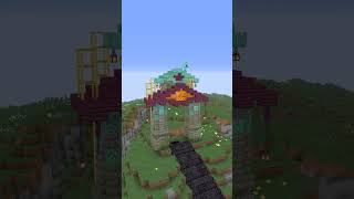 UPGRADING a NETHER PORTAL shorts minecraft building minecraftbuilding netherportal smp [upl. by Elam413]