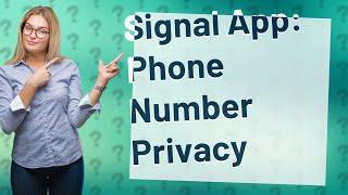 Does Signal app show your phone number [upl. by Anaitsirc]