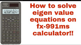 EigenvaluesRepeated and Eigenvectors of a real matrixNon Symmetric Problem 3 [upl. by Nirraj]