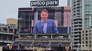 Padres chairman Eric Kutsenda pays tribute to his friend Peter Seidler [upl. by Htial]