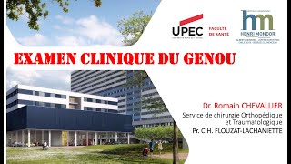 Examen clinique du genou [upl. by Ellicul478]