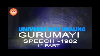 GURUMAYI SPEECH  1° PART SPEECH OF BABA MUKTANANDA TRANSLATED BY GURUMAYI [upl. by Enirol]