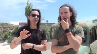 INTERVIEW WITH EXTREME  HELLFEST 2014 BY ROCKNLIVE PROD [upl. by Luebke]