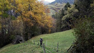 Solo Hiking in the Swiss Alps in late Fall [upl. by Atirihs762]