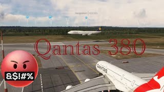 MSFS A380 Vatsim gone wrong [upl. by Glassman]