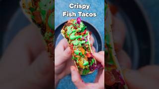 Crispy Baja Fish Taco Recipe [upl. by Boyden]